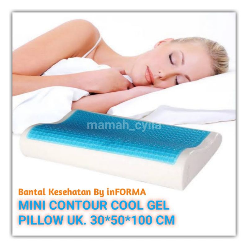 inFORMA Bantal Contour Cool Gel / Bantal Kesehatan Memory Foam