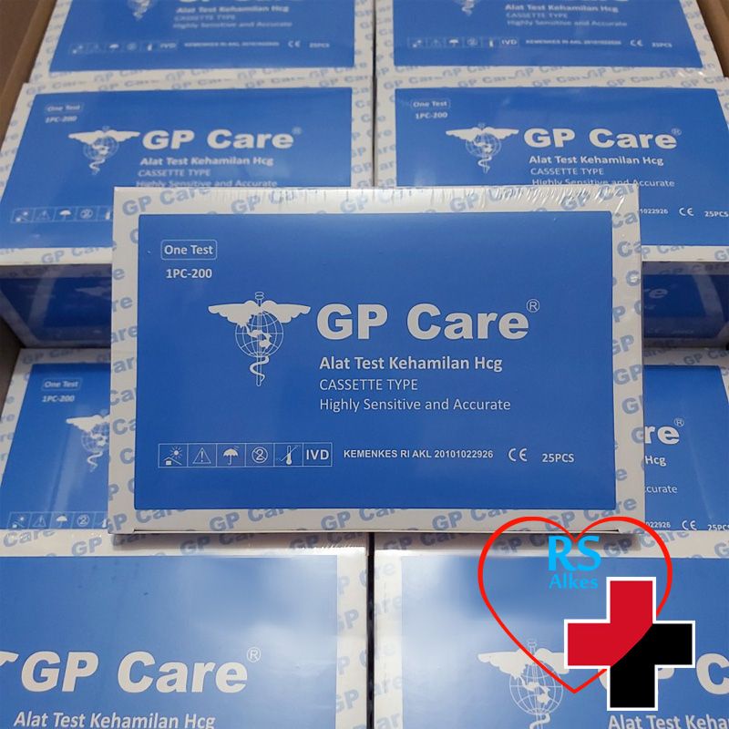 Testpack GP Care Tespek Alat Test Kehamilan Tetes HCG Test Pack Gp Care Alat Test Hamil Tetes