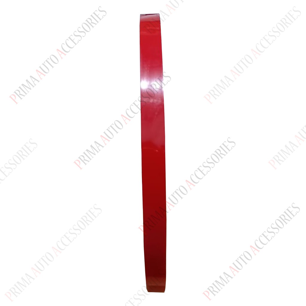 Perekat / Double Tape 3MM Merah Transparan 10mm X 15 meter