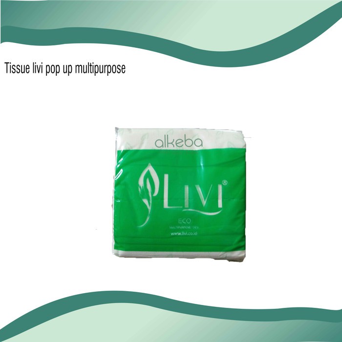 Tissue Livi Pop Up Multipurpose tissu makan kotak 150s PER DUS