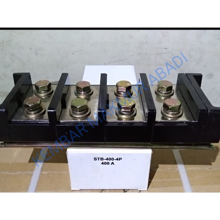 Terminal Blok 400A 4pole / STB400-4P merk PM / Isolator 400Ampere 4pole / Terminal Block PM 4P 400A