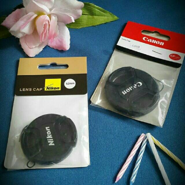 Tutup lensa Slr/ cap SLR/ tutup canon/ tutup nikon/ nikon dan canon