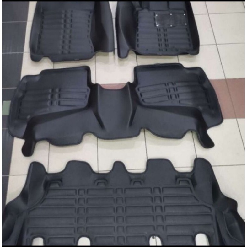 KARPET MOBIL 5D PREMIUM AVANZA/XENIA 3 BARIS HITAM