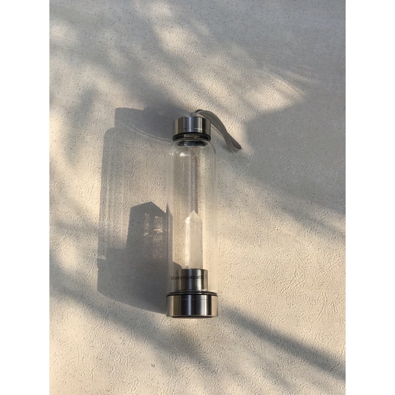 Crystal Water Bottle/ Infused Water (Clear Quartz)
