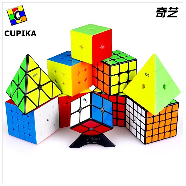 Rubik Pyraminx Piramid QIYI MS Magnetic Magnet Original Stickerless