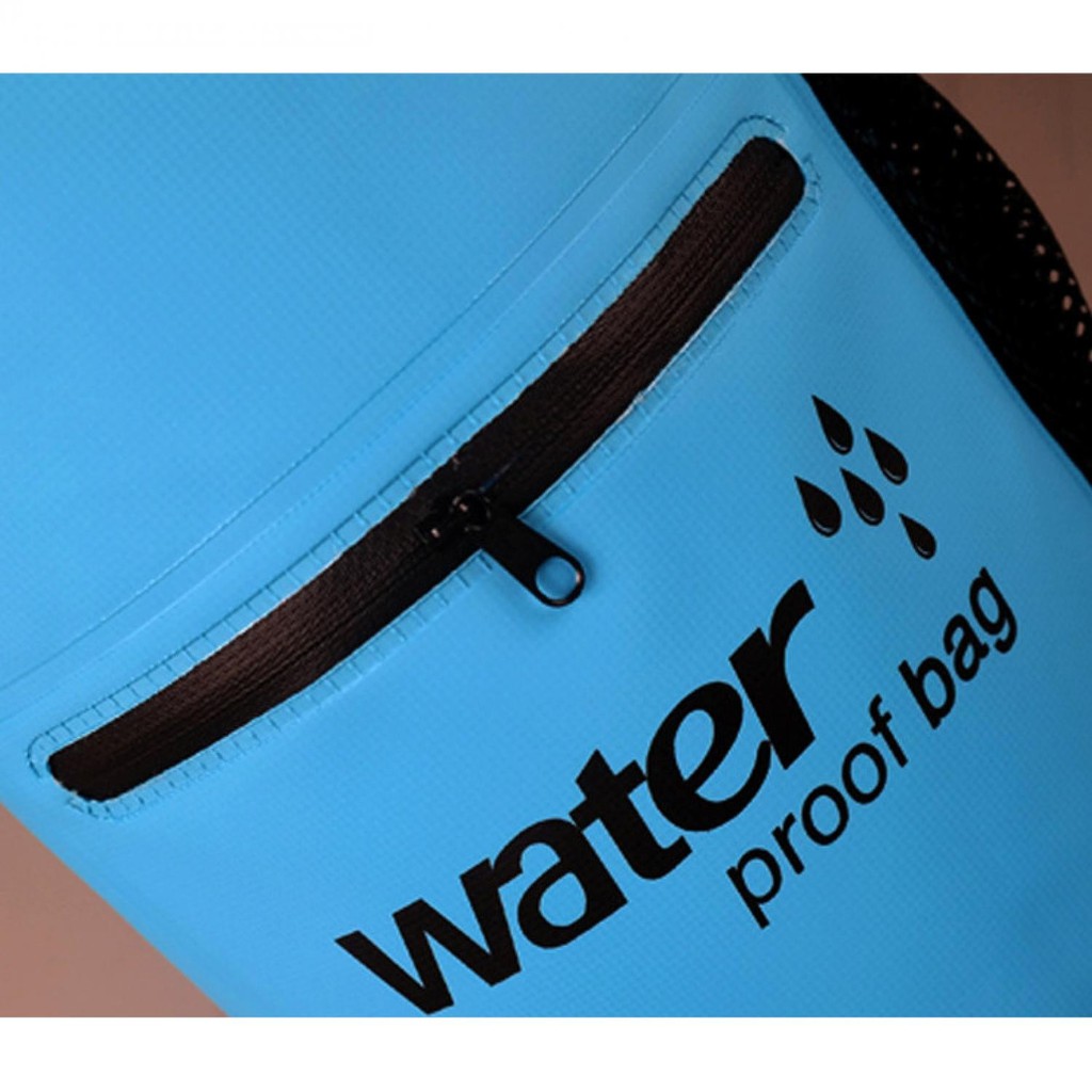 Best Seller ! Outdoor Waterproof Bucket Dry Bag 10 Liter with Extra Pocket - OB-104