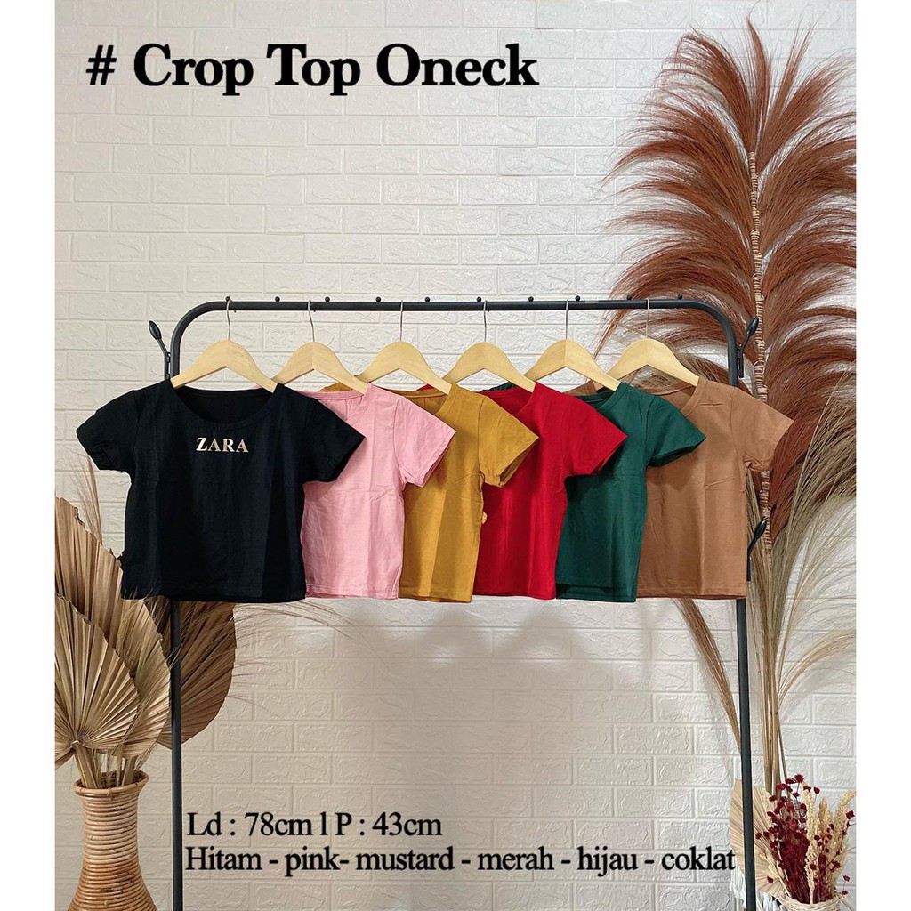 CROP WANITA / CROPTOP ZRA O NECK / CROPTOP PREMIUM / CROPTOP / CROPTOP TERJANGKAU / VIMEL COLLECTION