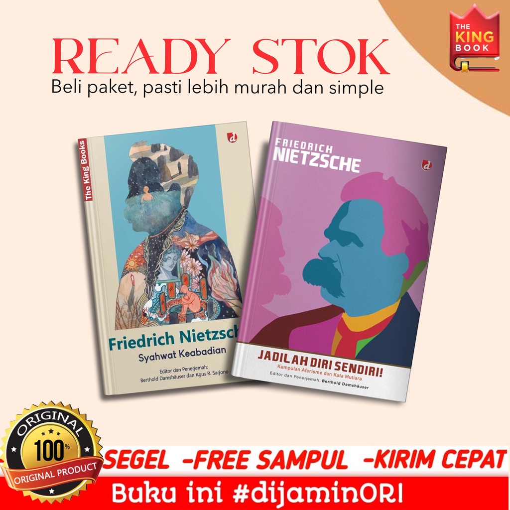 Paket 2 Buku Jadilah Diri Sendiri & Syahwat Keabadian buku nietzsche