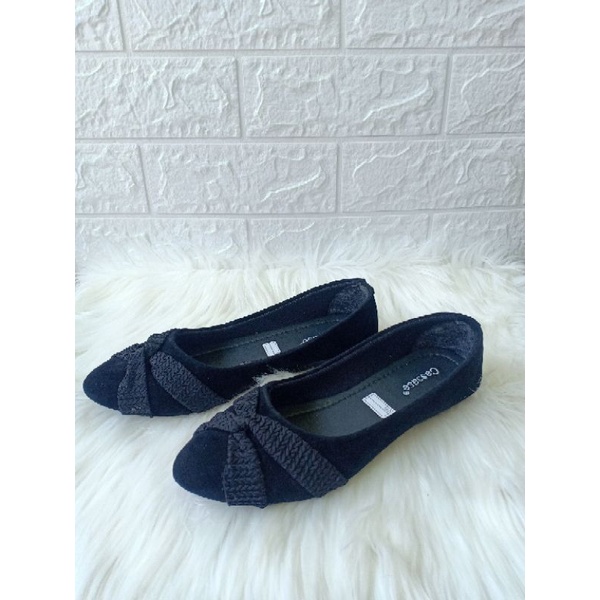 SEPATU BALET WANITA HITAM DIXIE FLATSHOES HITAM KERJA SEPATU BALET MURAH SIMPLE KEKINIAN FLASH SALE