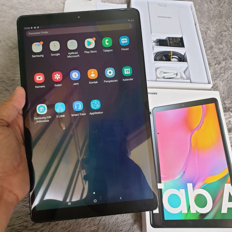 Samsung Tab A 10&quot; 2019 T515 3/32gb 4G LTE normal lengkap siap pakai