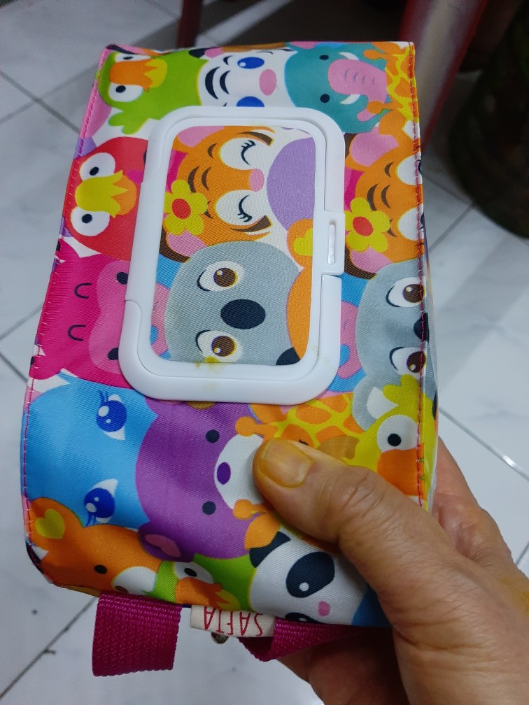 Tempat Tissue Basah Dan Kering 2in1 3in1 4in1 Panda Pink