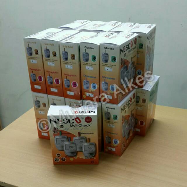 Alat Nesco 3in1 GCU ( Cek Gula Darah, Asam Urat dan Kolesterol)