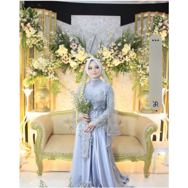 gaun pengantin preloved