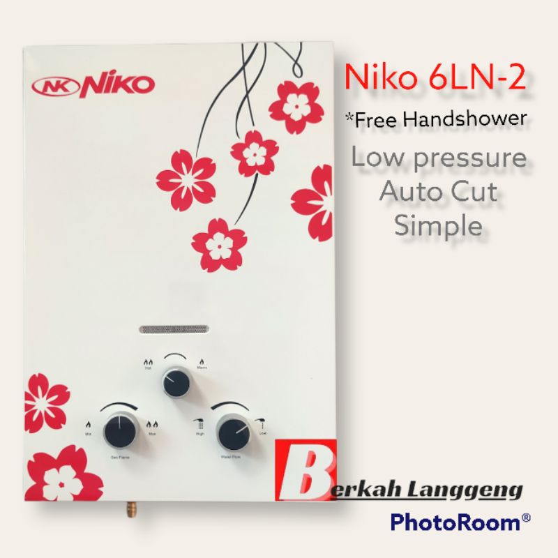 WATER HEATER GAS NIKO 6LN