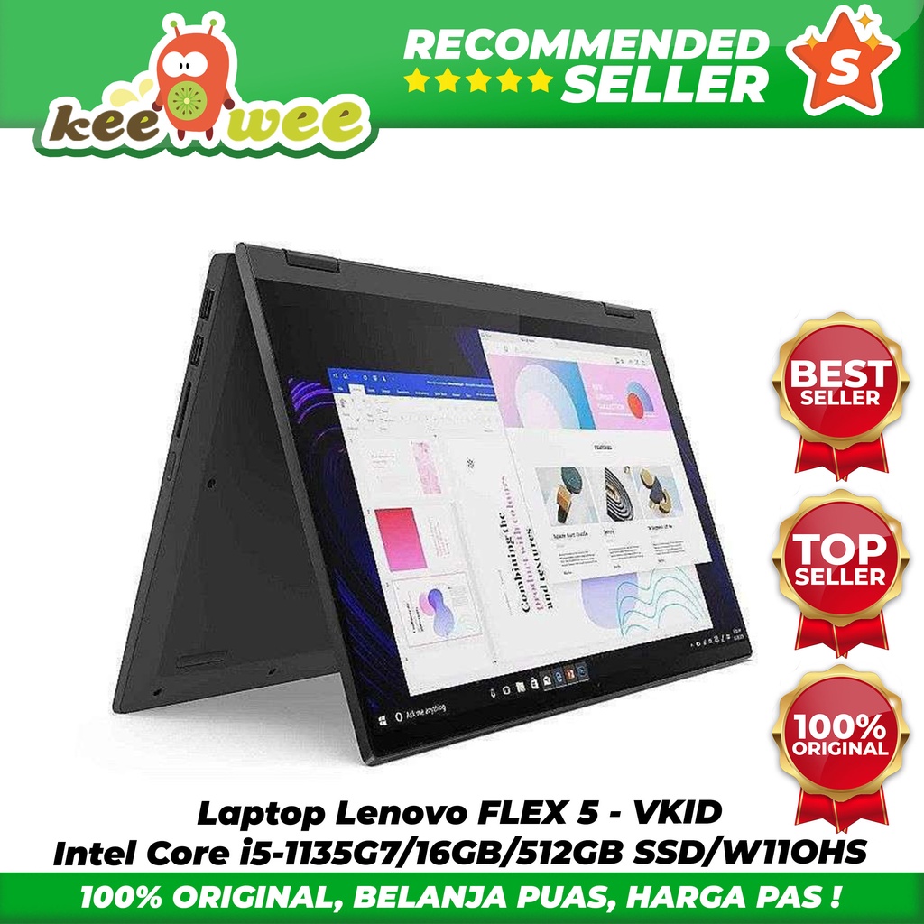 Laptop Lenovo FLEX 5 - VKID Intel Core i5-1135G7/16GB/512GB SSD/W11OHS