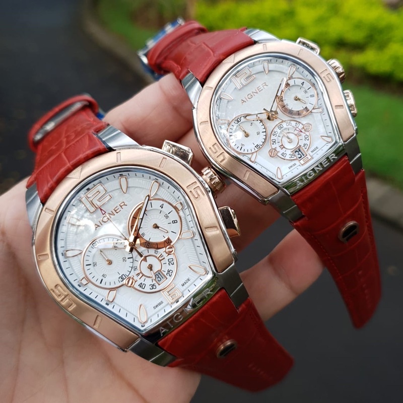 Aigner Palermo Watch Couple Set