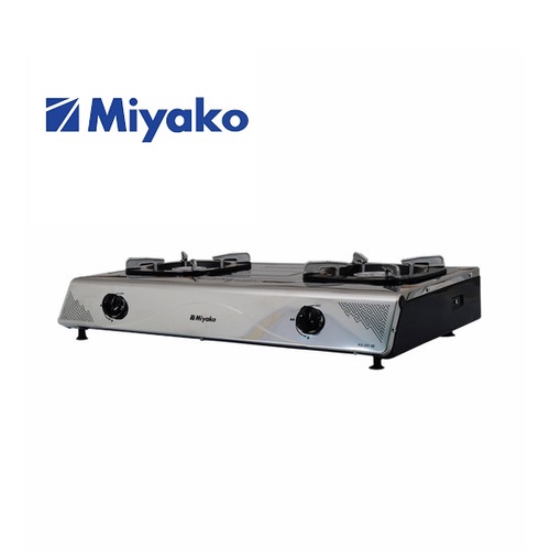 Miyako Kompor Gas 2 Tungku Stainless Steel KG-202SE