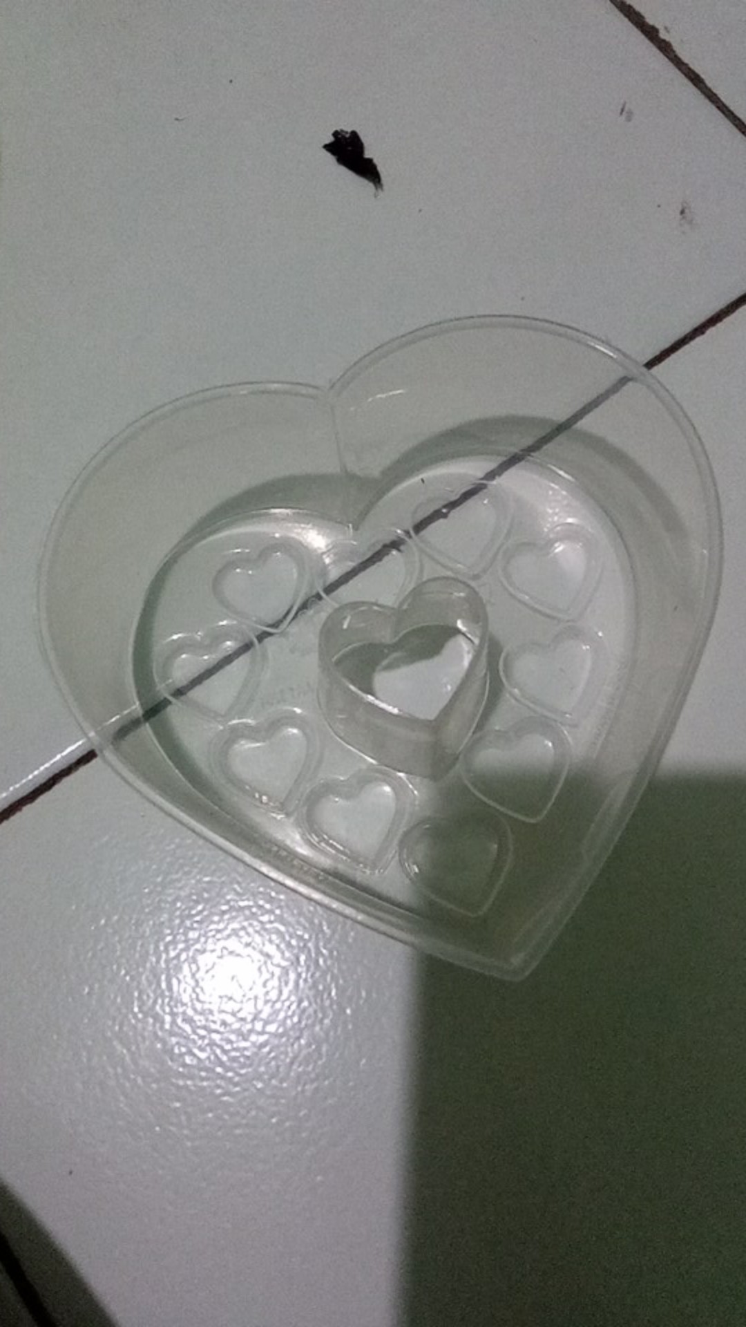 Cetakan Puding Love Plastik  Jelly Agar Coklat Nasi Bento Es Bentuk Love Cetakan Serbaguna