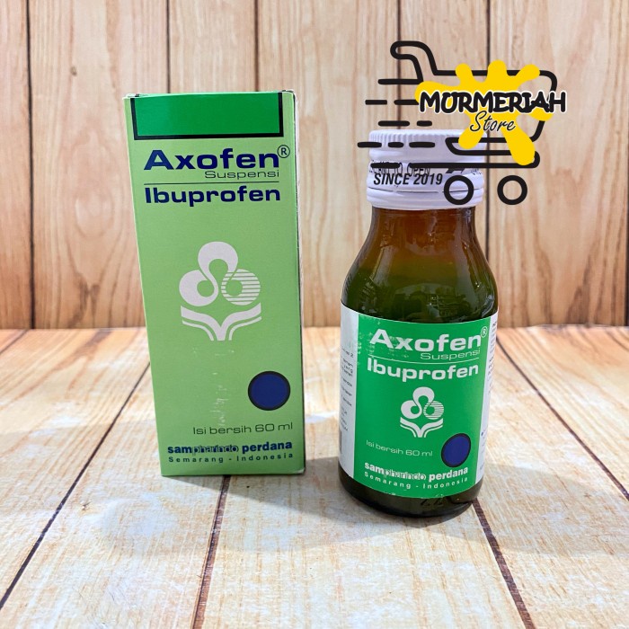 AXOFEN Sirup 50 ml Ibuprofen 100 mg-Syrup Obat Demam,Pusing & Nyeri