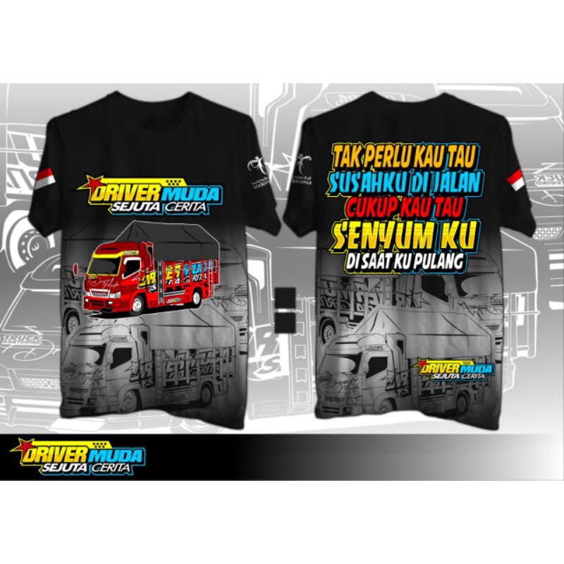 KAOS DRIVER MUDA SEJUTA CERITA || KAOS TRUCK DRIVER MUDA || KAOS TRUK DRIVER MUDA || KAOS DRIVER MUD