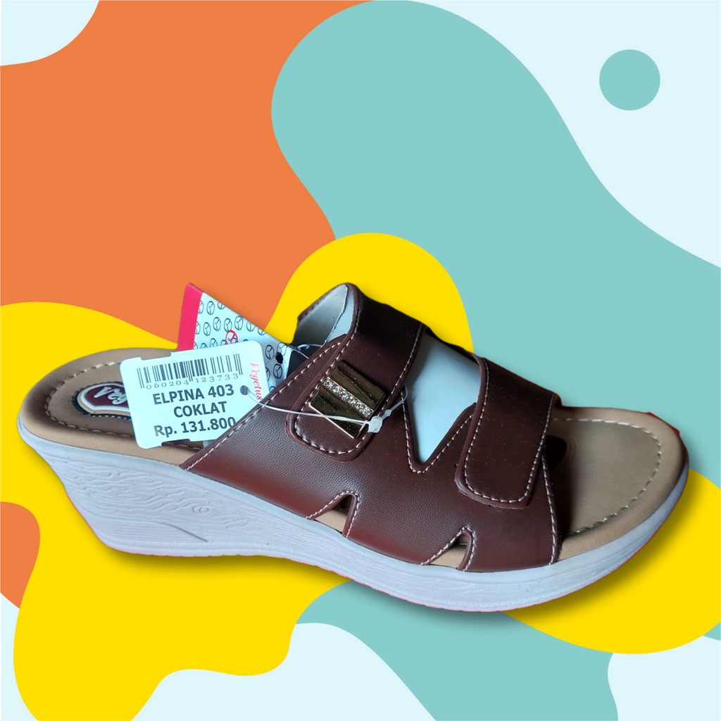 SANDAL SOPAN SANDAL VEGETUS SANDAL SLOP TINGGI SANDAL WANITA SANDAL ARIA 101,  ARIA 102, SANDAL HARMONIKA SANDAL ELPINA602 SANDAL COCOK DI PAKAI BERPERGIAN DI JAMIN 100% NYAMAN DI PAKAI BUAT ACARA KONDANGAN