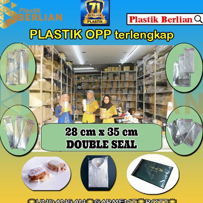 

Paling Dicari] 28 X 35 Cm Plastik Opp Tebal Double Seal (100 Lbr) (Lem/Seal)