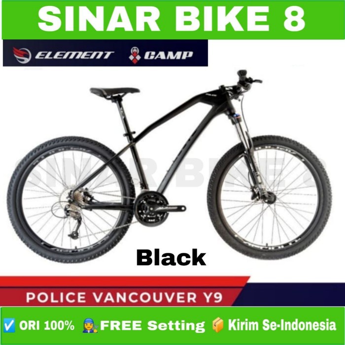 Sepeda Gunung Ukuran 27.5 MTB ELEMENT POLICE VANCOUVER Y9 27 Speed Garansi