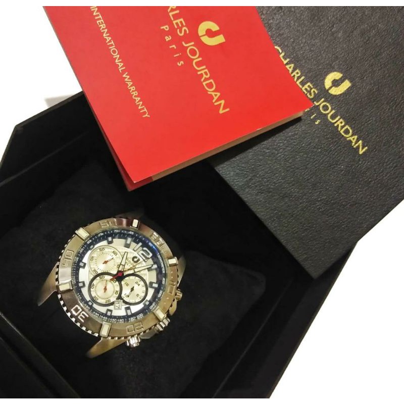 Jam charles jourdan original. jam tangan branded. charles jourdan