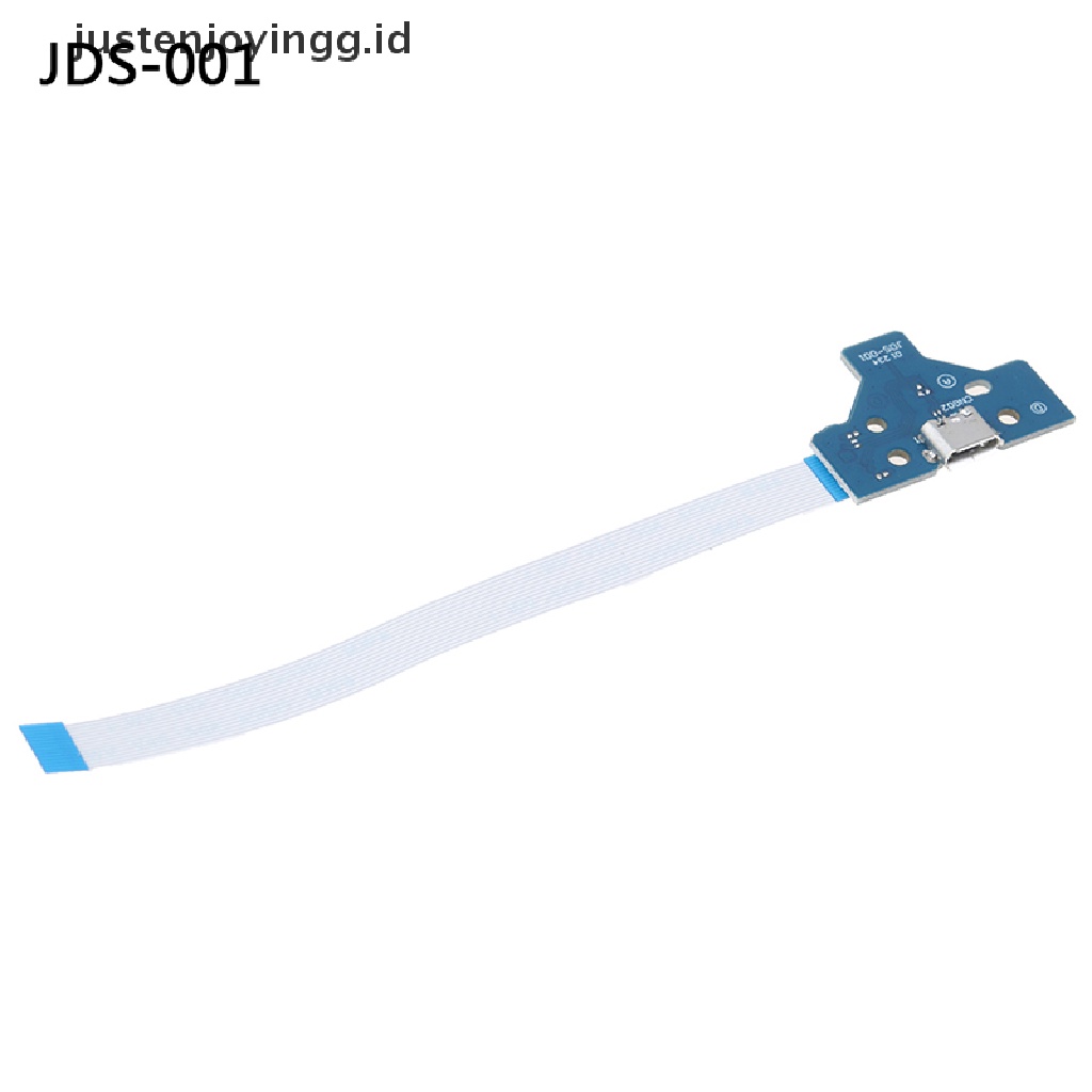 // justenjoyingg.id // USB Charging Port Socket Circuit Board 12Pin JDS 011 030 040 For PS4 Controller ~