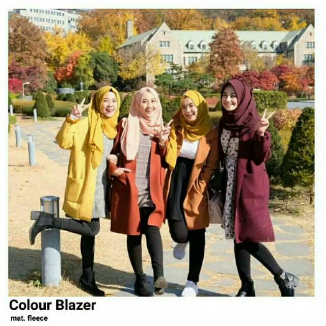 Fashion Wanita color blazer