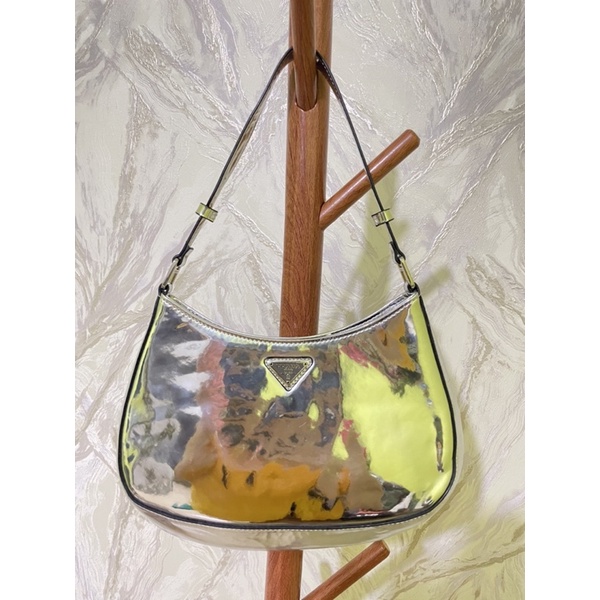 PRADA cleo brushed leather