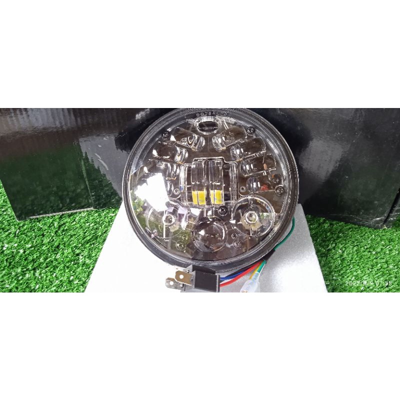 LAMPU DAYMAKER 5,75INCH, DAYMAKER DUS HITAM POLOS, DAYMAKER PNP BATOK L25,VANVAN,AUTOPAL,LAMPU LED D