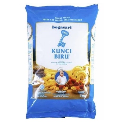 

Tepung Terigu Kunci Biru Berat 1 Kg