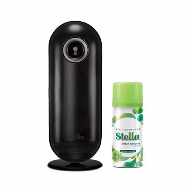 STELLA MINI MATIC ALAT GREEN FANTASY gratis baterai+refill