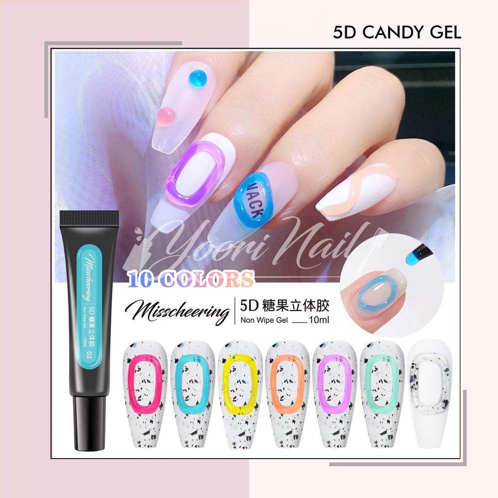 5D Candy gel jelly gel 10ml candy gel nail art gel 5d 4D painting