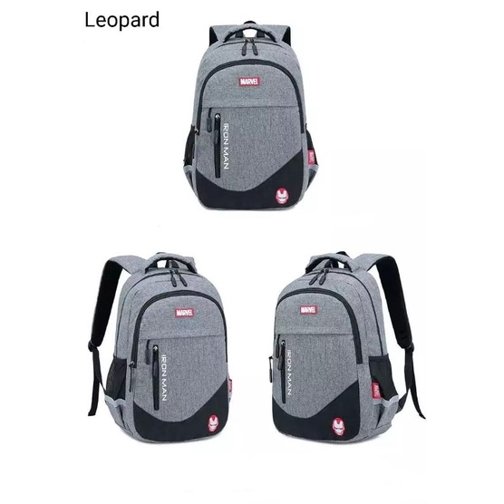 WAISTBAGS {{BISA COD}}TAS RANSEL LAPTOP TERBARU UNISEX MARVEL DENIM