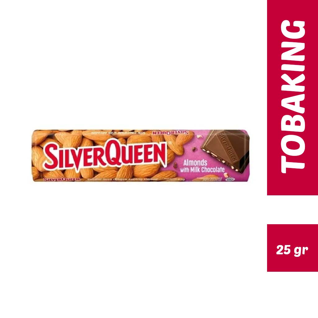 

Silverqueen Almond Milk Chocolate 22gr Silver queen