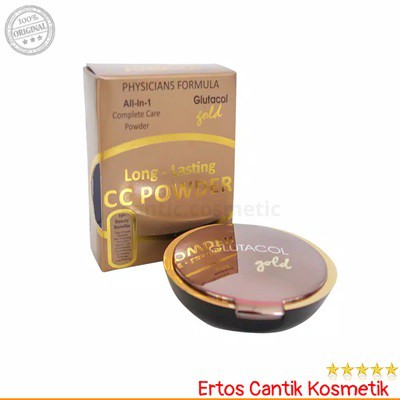 Bedak Glutacol Gold Bedak Padat Glutacol LONG LASTING CC POWDER ORIGINAL 100% BPOM