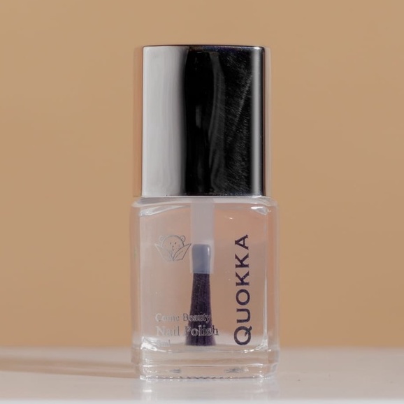 Quokka Nail Polish White Black Top Coat