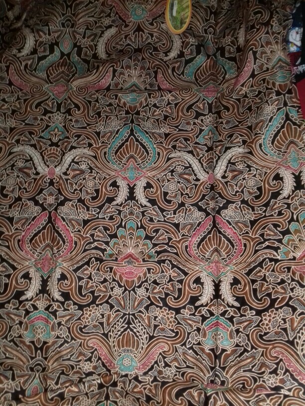 Batik Dolby Dolbi Dobby Doby Tenun Sutra Tulis Katun Atbm Baron Atasan Batik Wanita Sogan Srg308