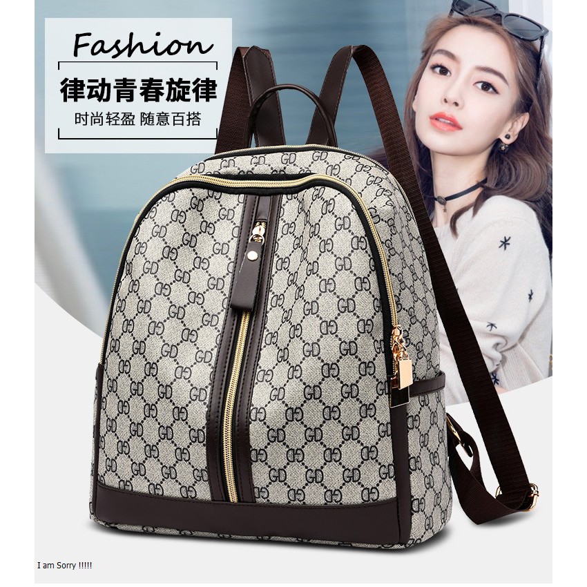 ❄Promo 2019❄ TAS RANSEL IMPORT GUCCI 9628 FASHION WANITA Bahan PU ❄KUALITAS SEMI PREMIUM❄#TW28