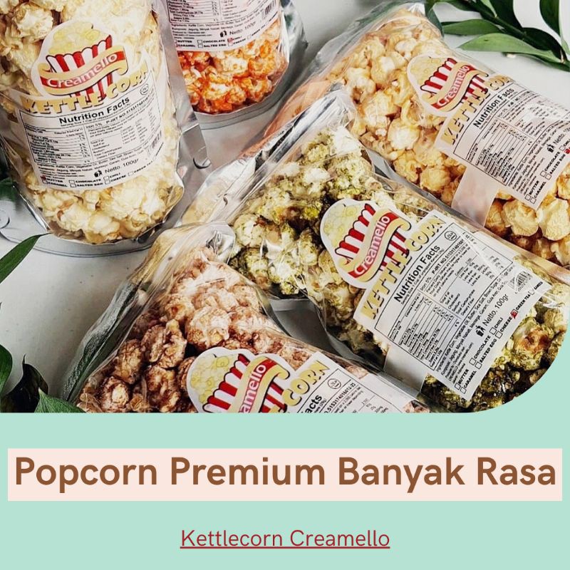 

Cemilan Makanan Ringan Popcorn Dengan Berbagai Rasa 100g