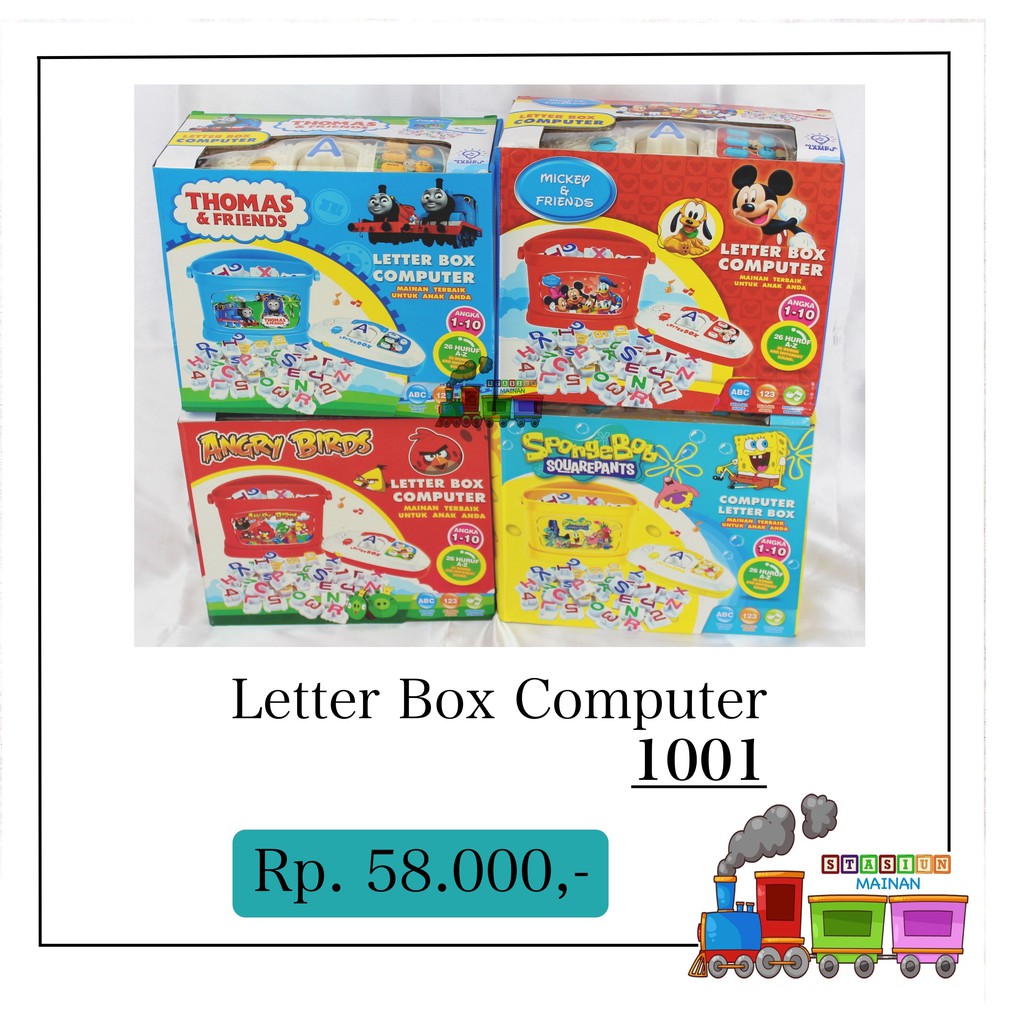 Mainan Letter Box Computer Mainan Edukasi Anak 1001