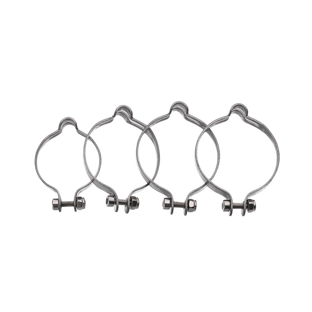 Rebuy Bicycle Line Clamp Stainless Steel Organisasi Sepeda Kabel Holder Kawat Tetap Cincin