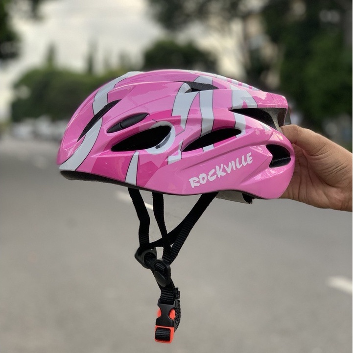 Helm Sepatu Roda Inline Skate Flying Eagle BKB K3 for kids Pink