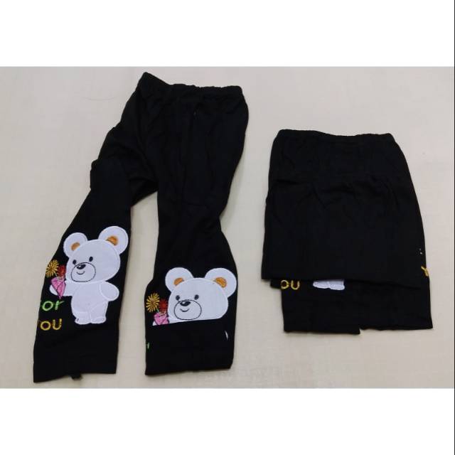 Legging anak warna hitam