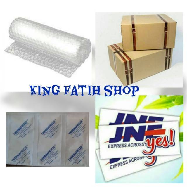 

Dry Ice, Kardus, Buble Wrap, Thinwall