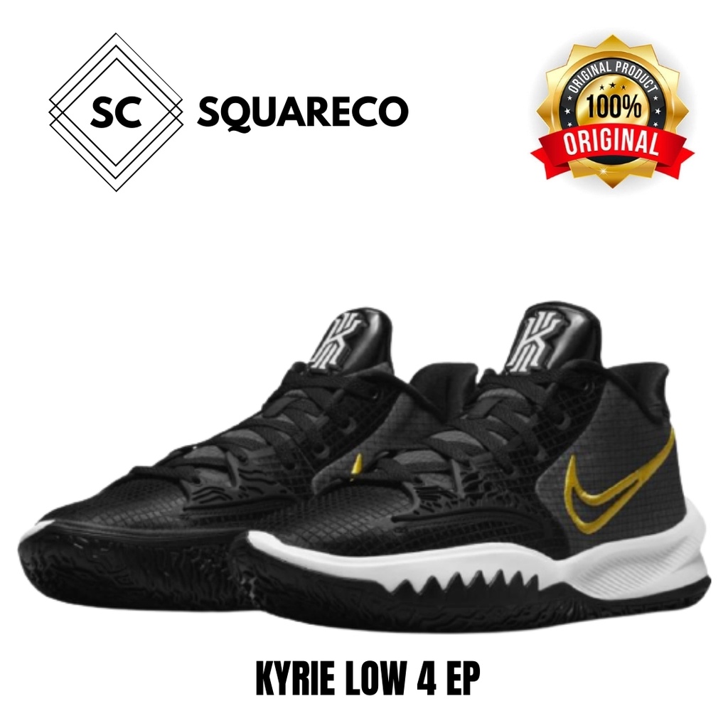 SEPATU PRIA BASKET ORIGINAL KYRIE LOW 4 EP HITAM MENS ORI CZ0105001