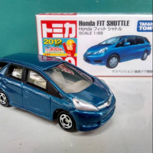 Diecast mobil Honda Fit shuttle jazz Tomica no 100 Takara Tomy murah