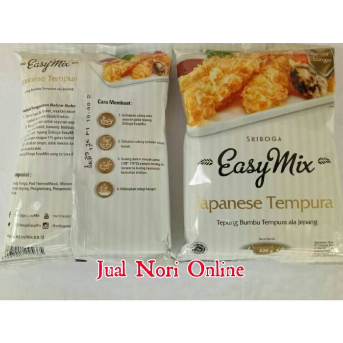 

gtg2011bb Easy Mix Japanese Tempura @220 Gram | Tepung Tempurako Krispi Hemat Da01D100